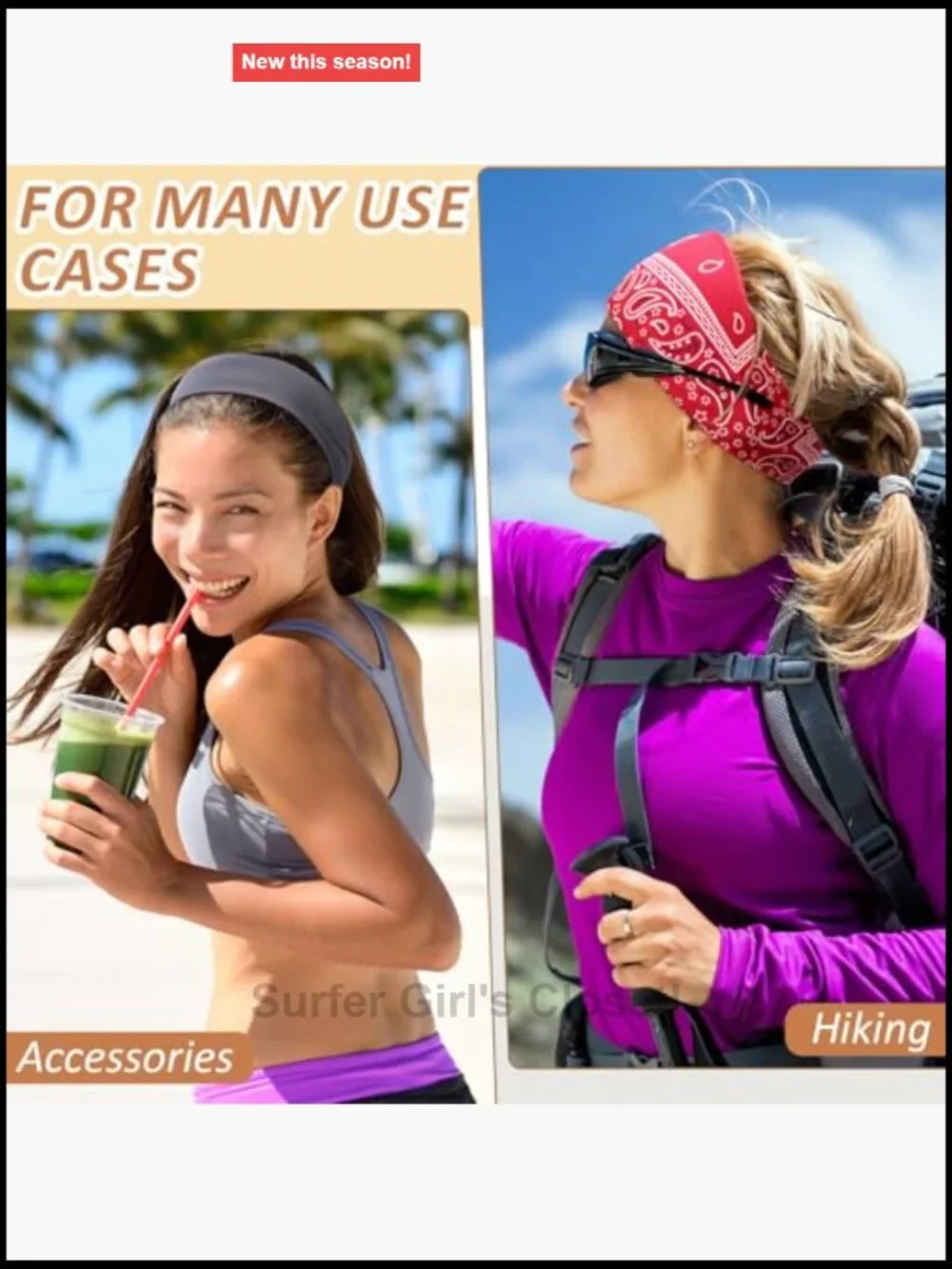 24 Pack Non Slip Moisture Wicking Sports Headbands for Running Hiking Yoga